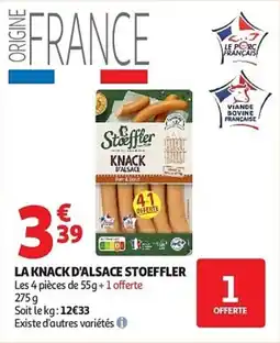 Auchan La knack d'alsace stoeffler aanbieding