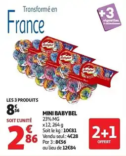 Auchan Mini babybel aanbieding