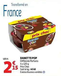 Auchan Danette pop aanbieding