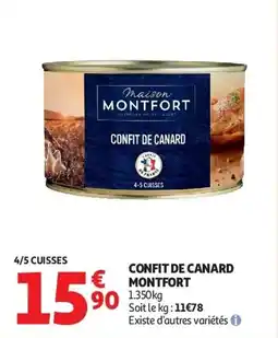 Auchan Confit de canard montfort aanbieding