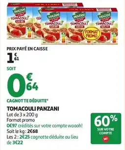 Auchan Tomacouli panzani aanbieding