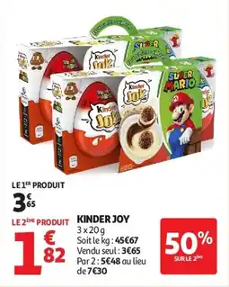 Auchan Kinder joy aanbieding