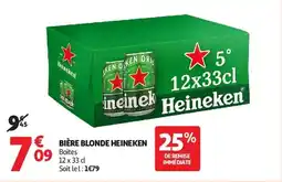 Auchan Bière blonde heineken aanbieding