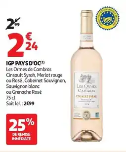 Auchan IGP pays d'oc aanbieding