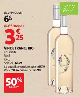 Auchan Vin de france bio aanbieding