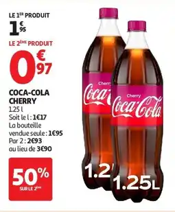 Auchan Coca-cola cherry aanbieding