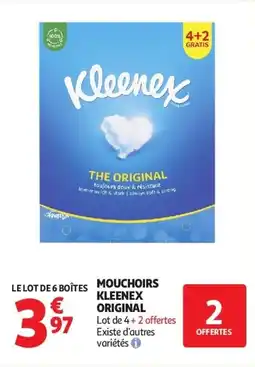 Auchan Mouchoirs kleenex original aanbieding
