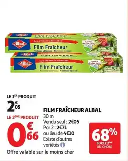 Auchan Film fraîcheur albal aanbieding