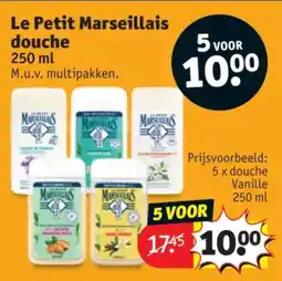 Kruidvat Le Petit Marseillais douche aanbieding