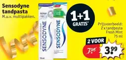 Kruidvat Sensodyne Tandpasta aanbieding