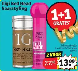 Kruidvat Tigi Bed Head haarstyling aanbieding