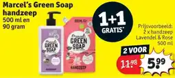 Kruidvat Marcel's Green Soap handzeep aanbieding