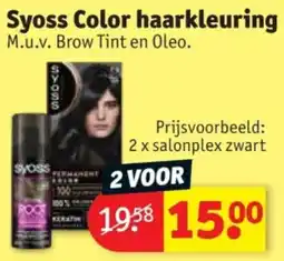 Kruidvat Syoss Color haarkleuring aanbieding