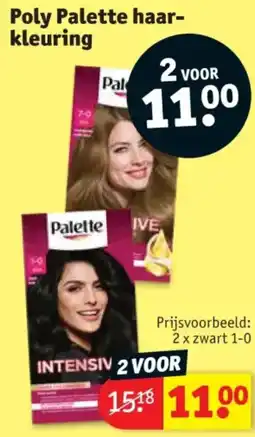 Kruidvat Poly Palette Haarkleuring aanbieding
