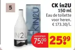 Kruidvat CK in2U aanbieding