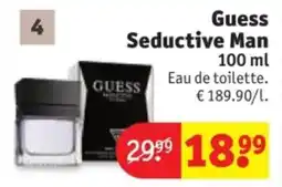 Kruidvat Guess Seductive Man aanbieding