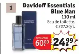 Kruidvat Davidoff Essentials Blue Man aanbieding