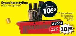 Kruidvat Syoss haarstyling aanbieding