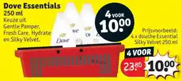 Kruidvat Dove Essentials aanbieding