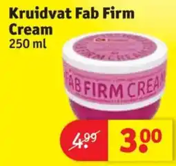 Kruidvat Kruidvat Fab Firm Cream aanbieding