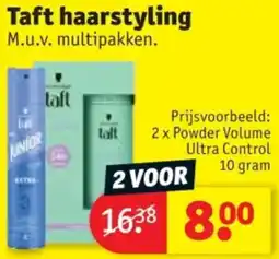 Kruidvat Taft Haarstyling aanbieding