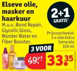 Kruidvat Elseve olie, masker en haarkuur aanbieding