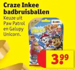 Kruidvat Craze Inkee badbruisballen aanbieding