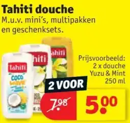 Kruidvat Tahiti douche aanbieding
