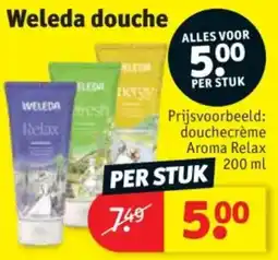Kruidvat Weleda Douche aanbieding