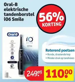 Kruidvat Oral-B elektrische tandenborstel i06 Smile aanbieding