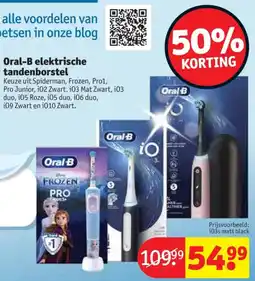 Kruidvat Oral-B Elektrische Tandenborstel aanbieding