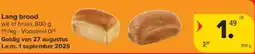 Carrefour Lang brood aanbieding