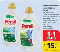 Carrefour Gamma vloeibare wasmiddelen Persil aanbieding