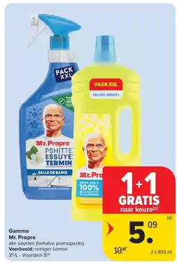 Carrefour Gamma Mr. Propre aanbieding