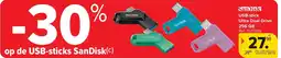 Carrefour USB-stick Ultra Dual Drive 256 GB aanbieding