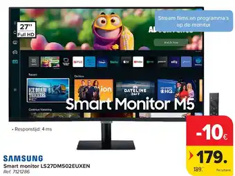 Carrefour Smart monitor LS27DM502EUXEN aanbieding
