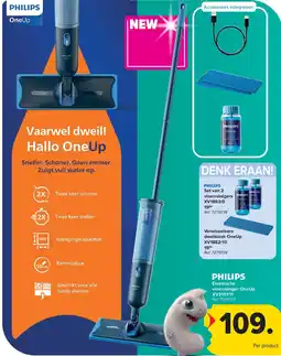 Carrefour Elektrische vloerreiniger OneUp XV3101/11 aanbieding