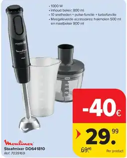 Carrefour Staafmixer DD641810 aanbieding