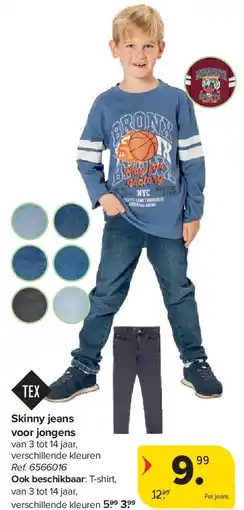 Carrefour Skinny jeans voor jongens aanbieding