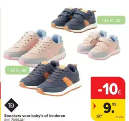 Carrefour Sneakers voor baby’s of kinderen aanbieding