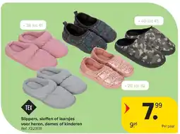 Carrefour Slippers, sloffen of laarsjes voor heren, dames of kinderen aanbieding