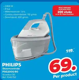 Carrefour Stoomcentrale PSG2000/80 aanbieding