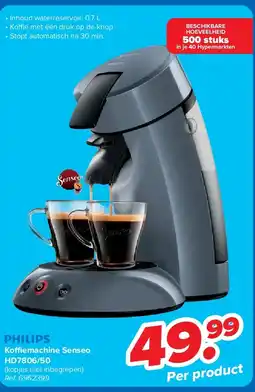 Carrefour Koffiemachine Senseo HD7806/50 aanbieding