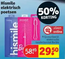 Kruidvat Hismile Elektrisch Poetsen aanbieding