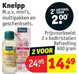 Kruidvat Kneipp aanbieding