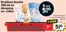 Kruidvat Kruidvat Douche en Deospray en Roller aanbieding