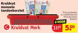 Kruidvat Kruidvat Manuele Tandenborstel aanbieding