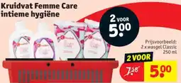 Kruidvat Kruidvat Femme Care intieme hygiëne aanbieding