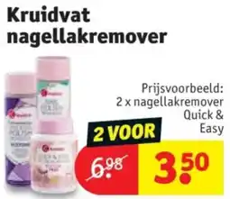 Kruidvat Kruidvat nagellakremover aanbieding