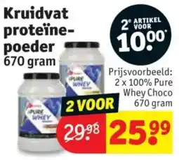 Kruidvat Kruidvat Proteïnepoeder aanbieding